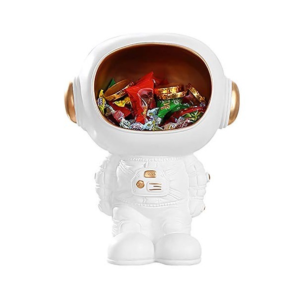 HEWXWX Ornements dastronaute, 2020 Nouvelle Figurine Cadeau créatif décoration de Table Basse, Accessoires de poupée en rési