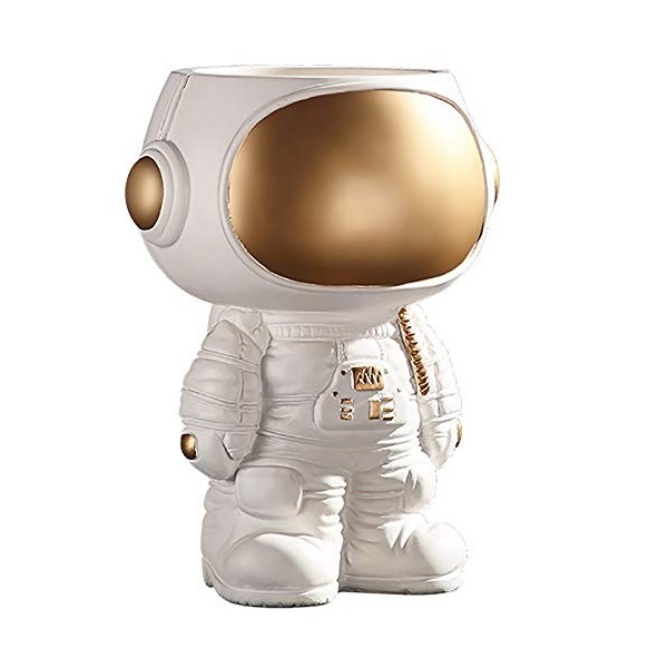 HEWXWX Ornements dastronaute, 2020 Nouvelle Figurine Cadeau créatif décoration de Table Basse, Accessoires de poupée en rési