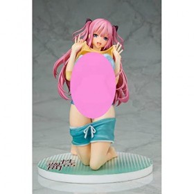 BOANUT Ecchi Figure Waifu Figure Anime Figure Statues Ayaka Seikatsu Shuukan, Vêtements Amovibles Exposés Busty Pink Hair Hot