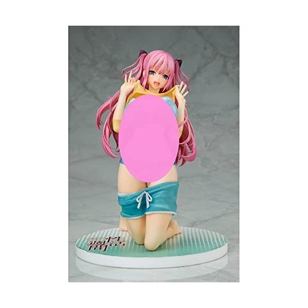 BOANUT Ecchi Figure Waifu Figure Anime Figure Statues Ayaka Seikatsu Shuukan, Vêtements Amovibles Exposés Busty Pink Hair Hot