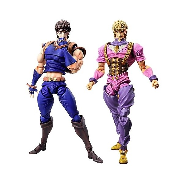 Jilijia JoJos Super Figurine daction Kujo Jotaro/Star Platinum Model Toy avec accessoires en PVC Mobile Anime Statue Collec