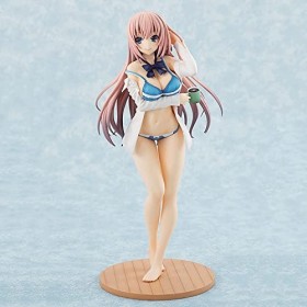 BOANUT Figurine danime Yizhi Laifanbo Dressing Ver. Figure dEcchi. Maillot de bain à poitrine géante à poitrine complète Bi