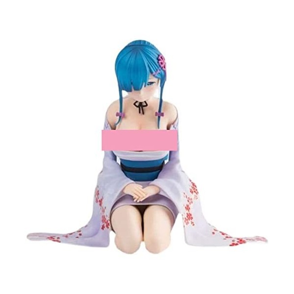 NATSYSTEMS Figurine Ecchi Re:Zero - Commencer la Vie dans Un Autre Monde - REM Yukata Ver. Anime Figure Vêtements Amovibles M