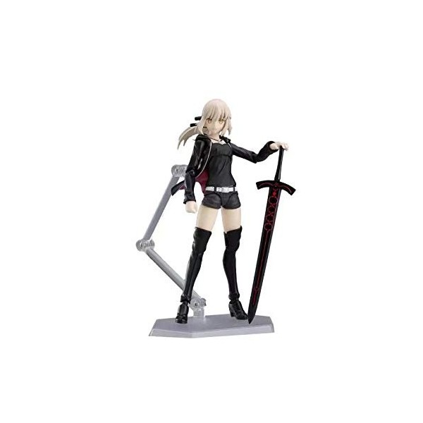 BOANUT Fate/Grand Order Saber Altria Figurine dAnime, Figurine Eccich Mignonne avec Chien Blanc, Statues de Personnage dAni