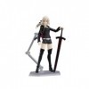 BOANUT Fate/Grand Order Saber Altria Figurine dAnime, Figurine Eccich Mignonne avec Chien Blanc, Statues de Personnage dAni