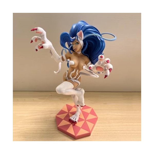 BRUGUI Figurines ECCHI - Demon Warrior - Felicia 1/7 Ver Mignon dodu Debout Fille Personnage danimation Statue série Otaku J