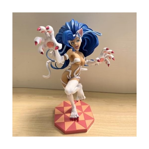 BRUGUI Figurines ECCHI - Demon Warrior - Felicia 1/7 Ver Mignon dodu Debout Fille Personnage danimation Statue série Otaku J