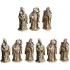 Garneck 9 PCS Feng Rustic Fu Lu Shou Dieux Fengshii Trois Dieux Dieux Chinois Figurine Shui Figurie Fuk