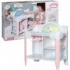 Baby Annabell Table à langer Jour & Nuit 709672 - Pour poupées Baby Annabell de 36 cm et 43 cm - Effets lumineux, matelas à l