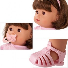 Götz 1927195 Poupée Maxy Muffin Flamingo Love - Poupon de 42&nbsp;cm avec des Yeux dormeurs Bruns, des Cheveux Bruns et Un Corps S