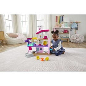 Fisher-Price La Maison de Rêve de Barbie de Little People, Maison de Poupée, Coffret Multilangues et Interactif, Jouet dÉvei