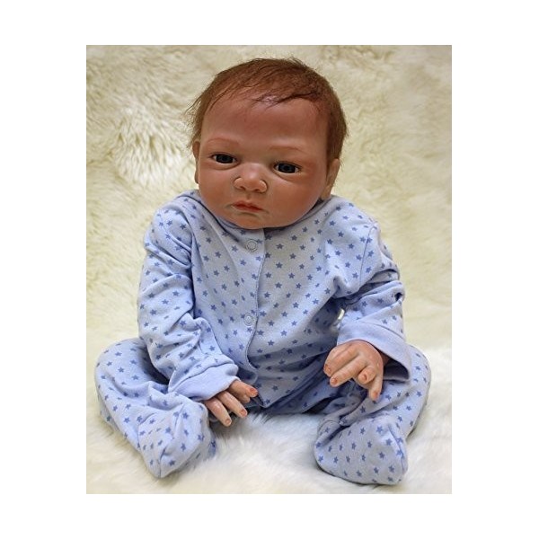 Pinky Reborn Poupées 18 Pouces 45cm Reborn Baby Doll Ressemble Reallife Bebe Reborn Poupées avec Mohair Silicone Vinyle Simul