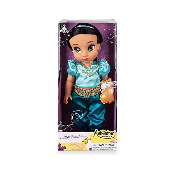 D Disney Store Collection Jasmine Animators Poupée 39cm Grand Âge 3+