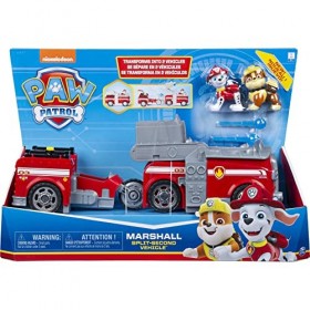 Paw Patrol – Split-Second Marshall – Véhicule transformateur 2 en 1