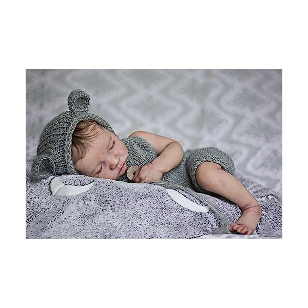 Anano Reborn Bébé Poupée Garçon Réaliste 48 CM Bebe Reborn Corps Entier Silicone De Couchage Enfant Poupée Reborn Baby Doll L