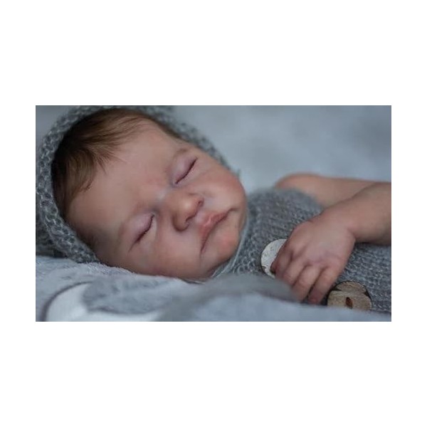 Anano Reborn Bébé Poupée Garçon Réaliste 48 CM Bebe Reborn Corps Entier Silicone De Couchage Enfant Poupée Reborn Baby Doll L