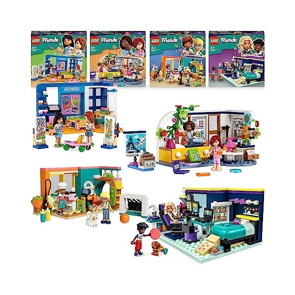 LEGO Friends Pack Chambre : Inclut la Chambre de Nova 41755 , la Ch