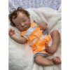 Lonian 19 Pouces 48cm Reborn Baby Doll Boy Real Soft Touch Cuddly Baby Collectibles Poupée réaliste