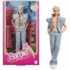 Barbie Le Film - Poupée Mannequin Ken Avec Ensemble En Jean Inspirée Du Film, Avec Les Sous-Vêtements Originaux Emblématiques