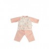 Schildkröt 0037034 Pyjama pour poupée 37 à partir de 36 Mois Motif éléphant Rose