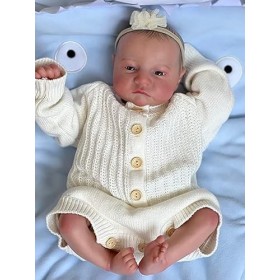 iCradle Poupée réaliste en vinyle de silicone souple pour nouveau-né qui ressemble à une vraie fille