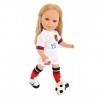 Tenue de football américain pour poupées de 35,5 cm et 36,8 cm pour poupées Lorelei et Friends