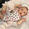 Reborn Baby Dolls - Jouet de poupée réaliste en Vinyle Souple pour Nouveau-né, poupée Fille réaliste de 22 Pouces pour Enfant