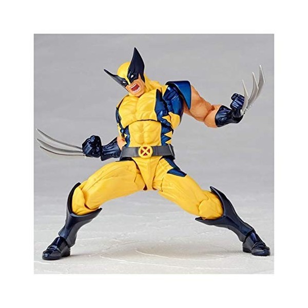 KELITE Cadeau danniversaire Marvel X-Men Wolverine Boxed Logan Howlett Super Hero Articuler Figure Model Toys Cadeau dhallo