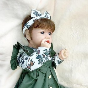 Poupée nouveau-né fille, 55,9 cm en silicone, poupée bébé qui semble réelle, le meilleur anniversaire, C-Girl