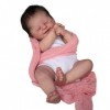 Lonian 19 Pouces 48 cm Nouveau-né bébé poupée renaître bébé endormi réaliste Toucher Doux pour Enfants Jouet Cadeaux