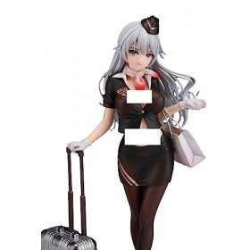 MKYOKO Figurine ECCHI - Awahara Shiori - Hôtesse de lair Ver. 1/7 -Statue danime/vêtements Amovibles/Jolie Fille Adulte/mod