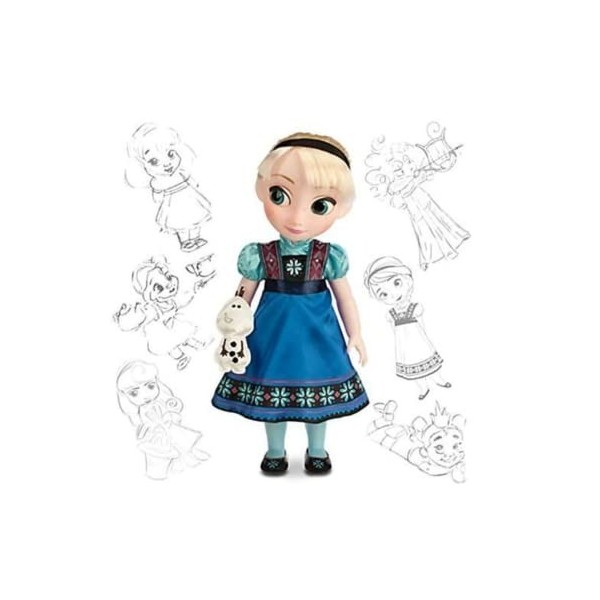 Animators Collection Elsa Animator tenant Olaf. La Reine des Neiges Anna, Kristoff également disponible