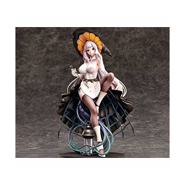 POMONO Waifu Figure Sorcière du 31 Octobre Miss Orangette 1/6 Figure Complète Posture Assise Mignonne Poupée Modèle Décor Ban