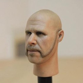 CNSMCWG Sculpture De Tête De Figurine Masculin À Léchelle 1/6, Sculpture De Tête dhomme De Lampe, Tête De Poupée pour Figur