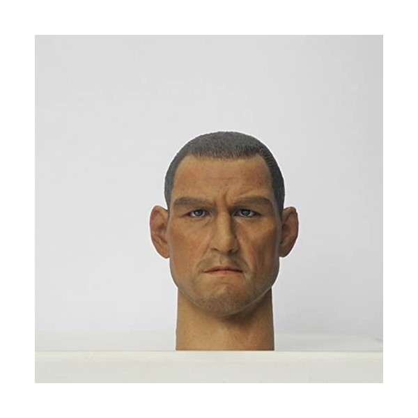 CNSMCWG Sculpture De Tête De Figurine Masculin À Léchelle 1/6, Sculpture Tête De Vinnie Jones, Tête De Poupée pour Figurine 