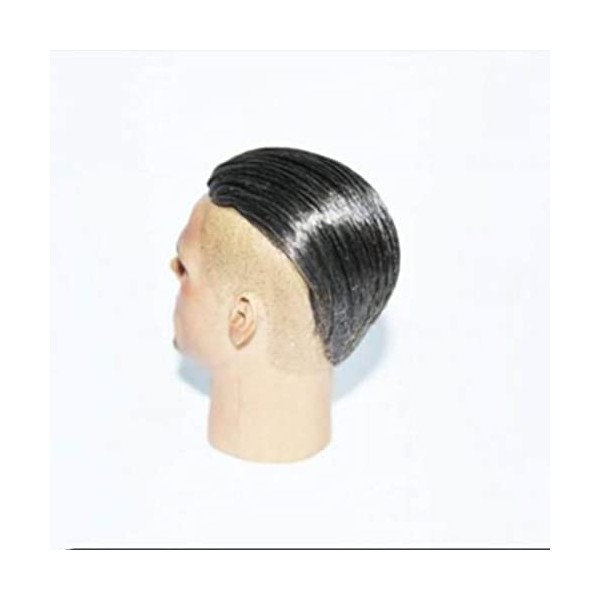 CNSMCWG Sculpture De Tête De Figurine Masculin À Léchelle 1/6, Furious Movie Styling Sculpture De Tête De Greffe De Cheveux 