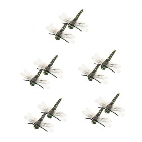 Toyvian 10 Pièces Simulation Libellule Statue Extérieure Décor De Table Paysage De Table Décor Modèle Biologique Animal Anima