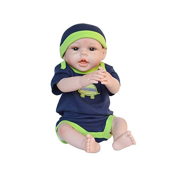 ADOSSAC 2020 Reborn Baby Doll Réincarné bébé Poupée Doux Simulation Silicone Vinyle 55 cm Garçon Fille Jouet Cadeau danniver