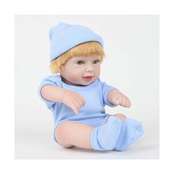 Reborn Baby Dolls, Simulation Reborn Baby Doll Jouet en Silicone Souple et réaliste Cadeau de 28 cm / 11 Pouces, Poupées nour