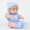 Reborn Baby Dolls, Simulation Reborn Baby Doll Jouet en Silicone Souple et réaliste Cadeau de 28 cm / 11 Pouces, Poupées nour