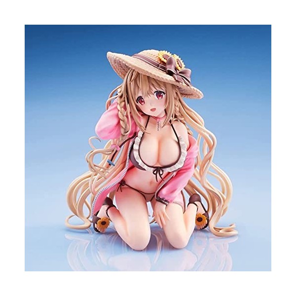 BOANUT Ecchi Figure Anime Figure Statues Maeda Shiori, Mignon Busty Hot Girl Bikini Maillot de bain Ver. Statues de personnag