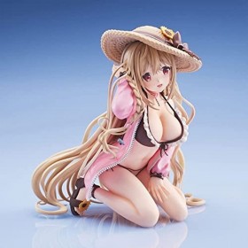 BOANUT Ecchi Figure Anime Figure Statues Maeda Shiori, Mignon Busty Hot Girl Bikini Maillot de bain Ver. Statues de personnag