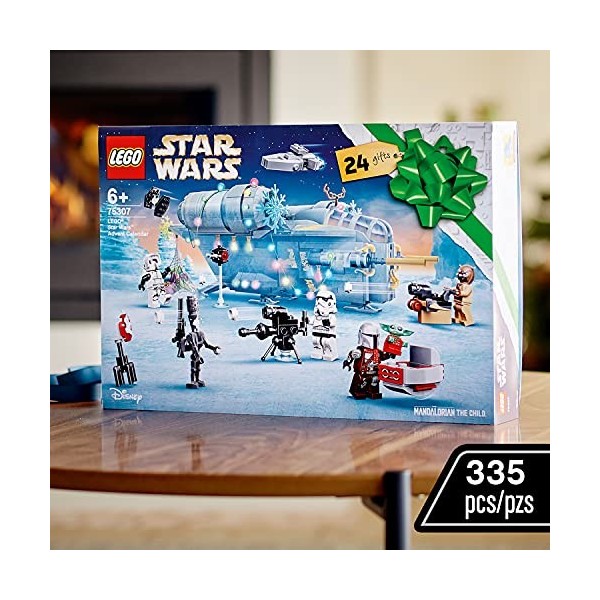 LEGO Star Wars Advent Calendar 75307 Awesome Toy Building Kit for Kids with 7 Popular Characters and 17 Mini Builds. New 2021