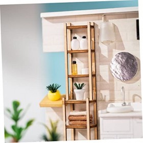 ibasenice Kit Miniature Kit De Modèle en Bois Bricolage Mini Maison Faites-Le Vous-Même Kit De Bricolage Miniature