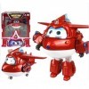 BESTWALED Jett - Pearl Edition Limitée 5 Pouces Jouet Avion pour Garçon,Super Ailes Transformation Robot,Les Derniers Figurin