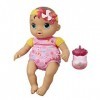 Baby Alive Sweet ‘n Snuggly Baby, Soft-Bodied Washable Doll, Includes Bottle, First Baby Doll Toy for Children 18 Months Old 