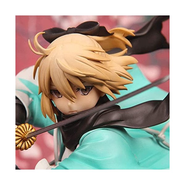 BOANUT Fate/Stay Night Saber Okita Souji Combat Version Anime Character Model PVC Material Figure Statue Anime Figure Adult A