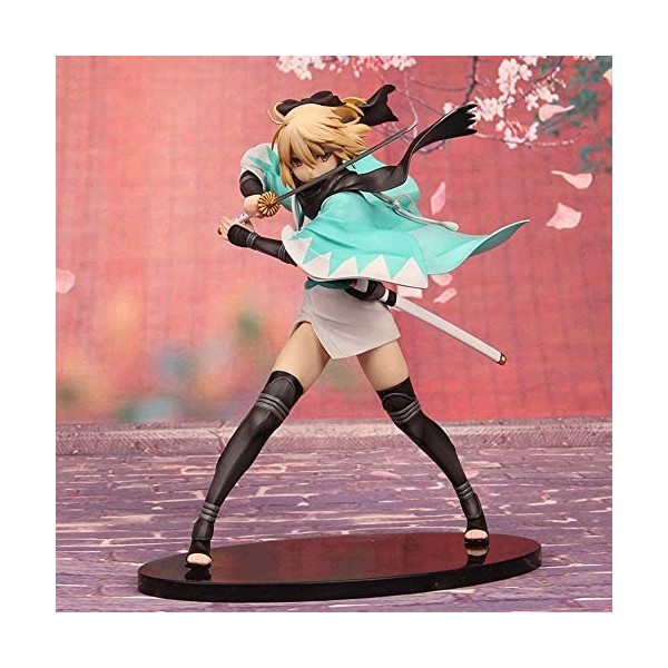 BOANUT Fate/Stay Night Saber Okita Souji Combat Version Anime Character Model PVC Material Figure Statue Anime Figure Adult A