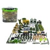 Hpory Soldat Militaire Jouet, 300 Pcs Militaire Figurines Set Y Compris Soldat Plastique Figurine Militaire Avions Tanks, Mil