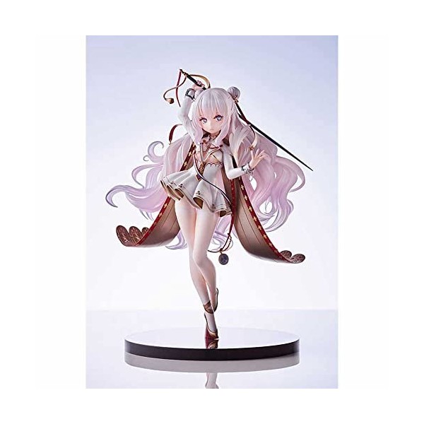 POMONO Ecchi Figure Anime Personnage Statues Jolie Fille Cheveux Longs Kinee Chaussettes Hautes Assis Posture Jouet Décor À L